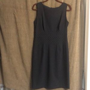 B. Moss business dress, with pin stripe, size 8